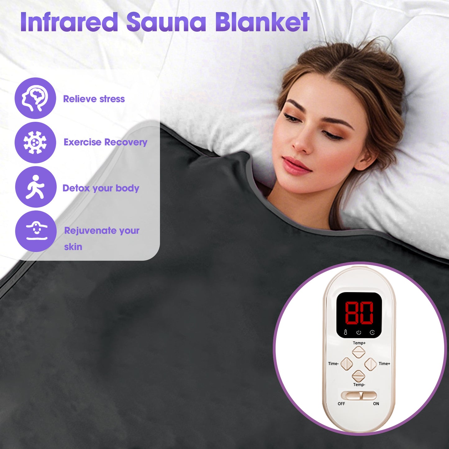 Zentrova HeatCore™ Infrared Sauna Blanket – Full Body Recovery System